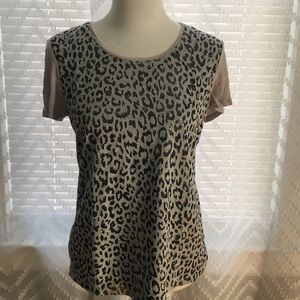 Cheetah print tee